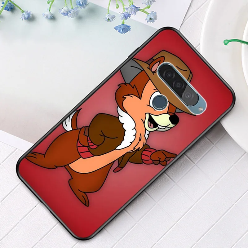 Чехол с кристаллом Disney и Дейлом для Google Pixel 6 5 5A 4 4A XL чехол LG Q60 V60 V50 V50S V40 V35 V30 черный