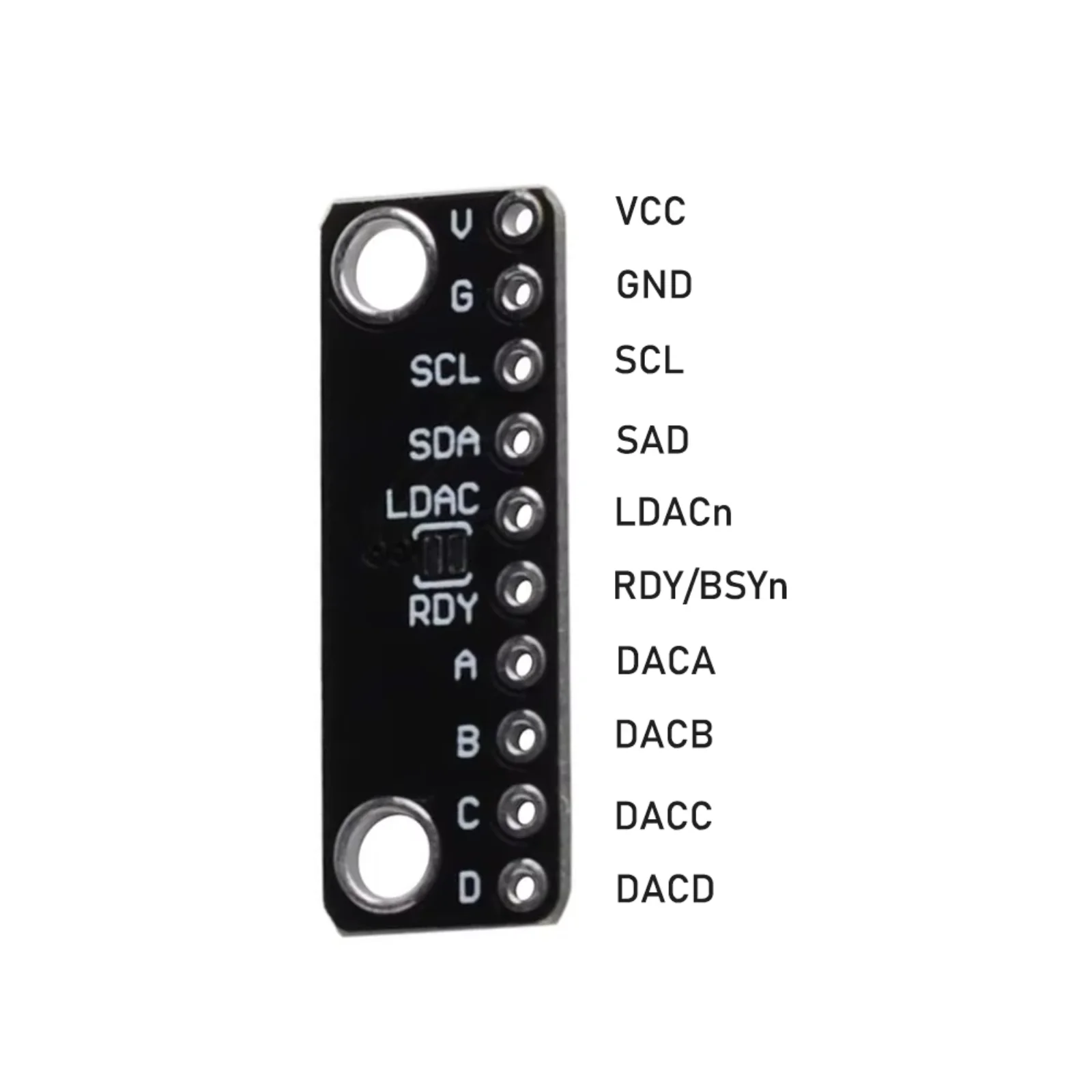 Фото [2 шт.] MCP4728 12-битовый модуль ЦАП I2C с EEPROM |   ±0.2LSB DNL |   Промышленный преобразователь №3