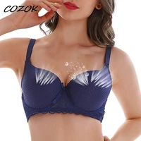 cozok fashion backless bra womens underwear invisible lingerie sexy brassiere push up bras underwire modal bh c d deep half cup