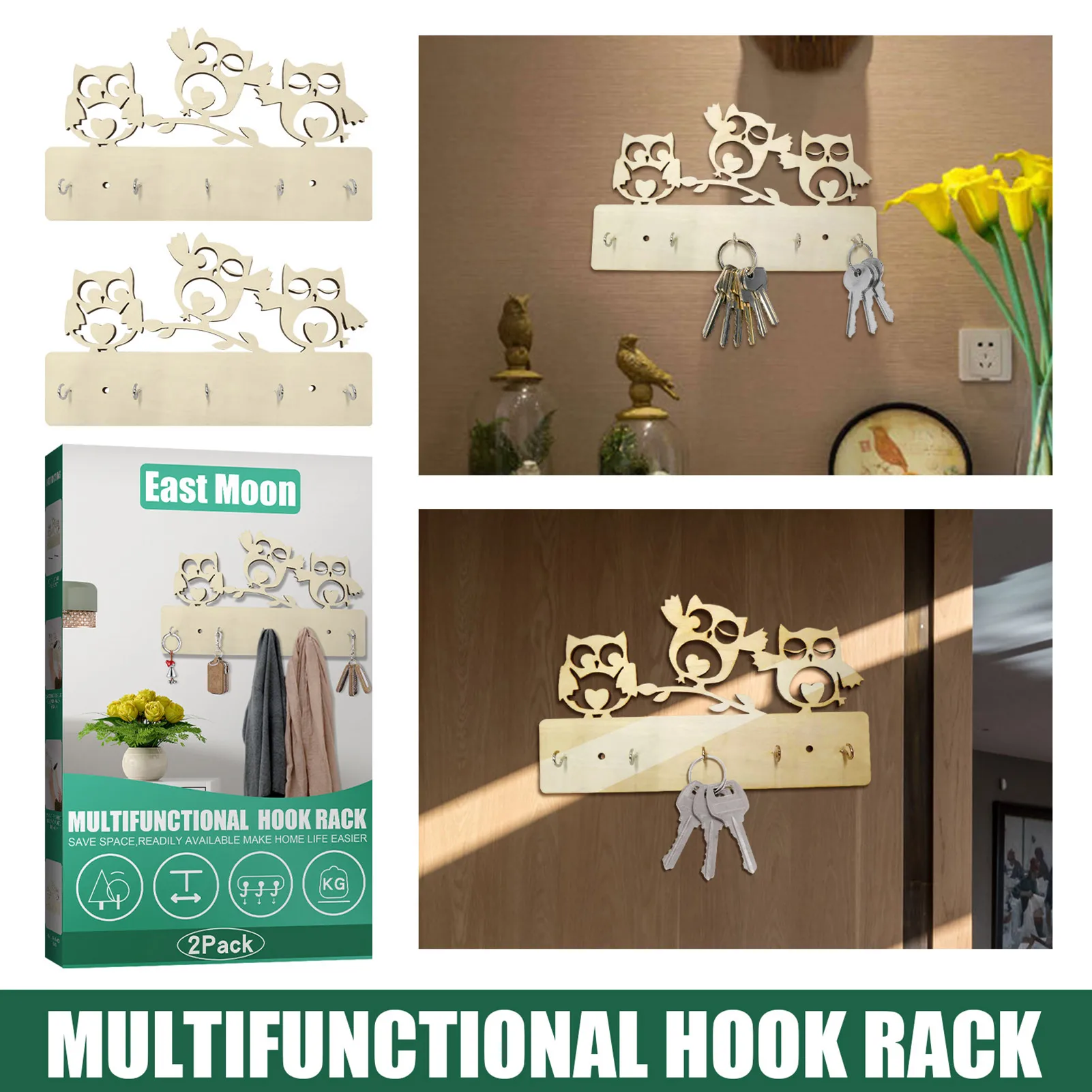 

Мультяшный настенный крючок, самоклеящийся, 5 крючков, бесшовный симпатичный крючок для наклеек, органайзер для хранения, настенный крючок ...