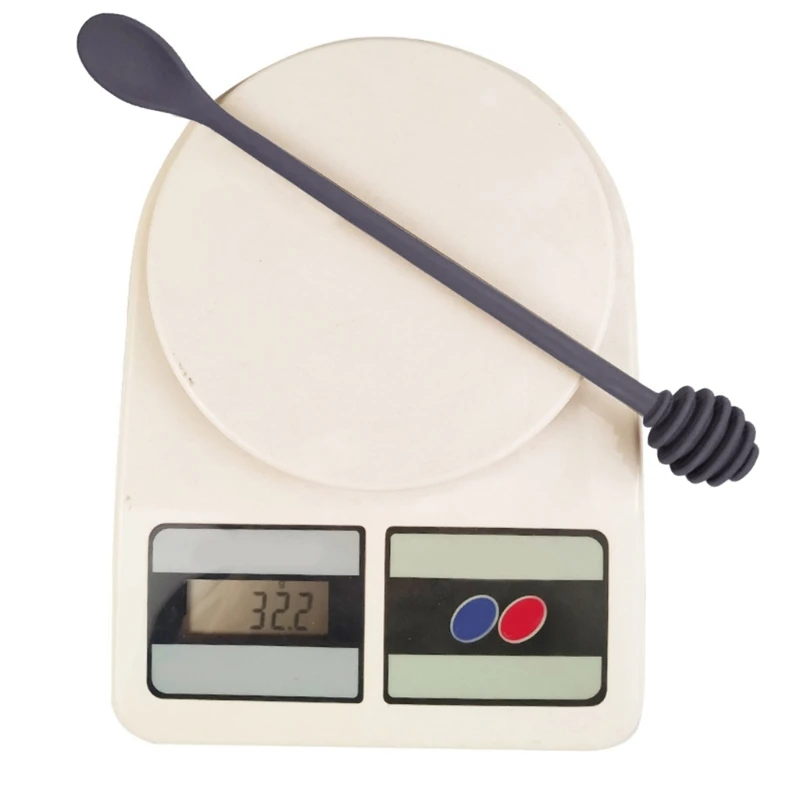 Круглая ложка для головы силиконовая мешалка горшка с медом банка раздачи-дождя