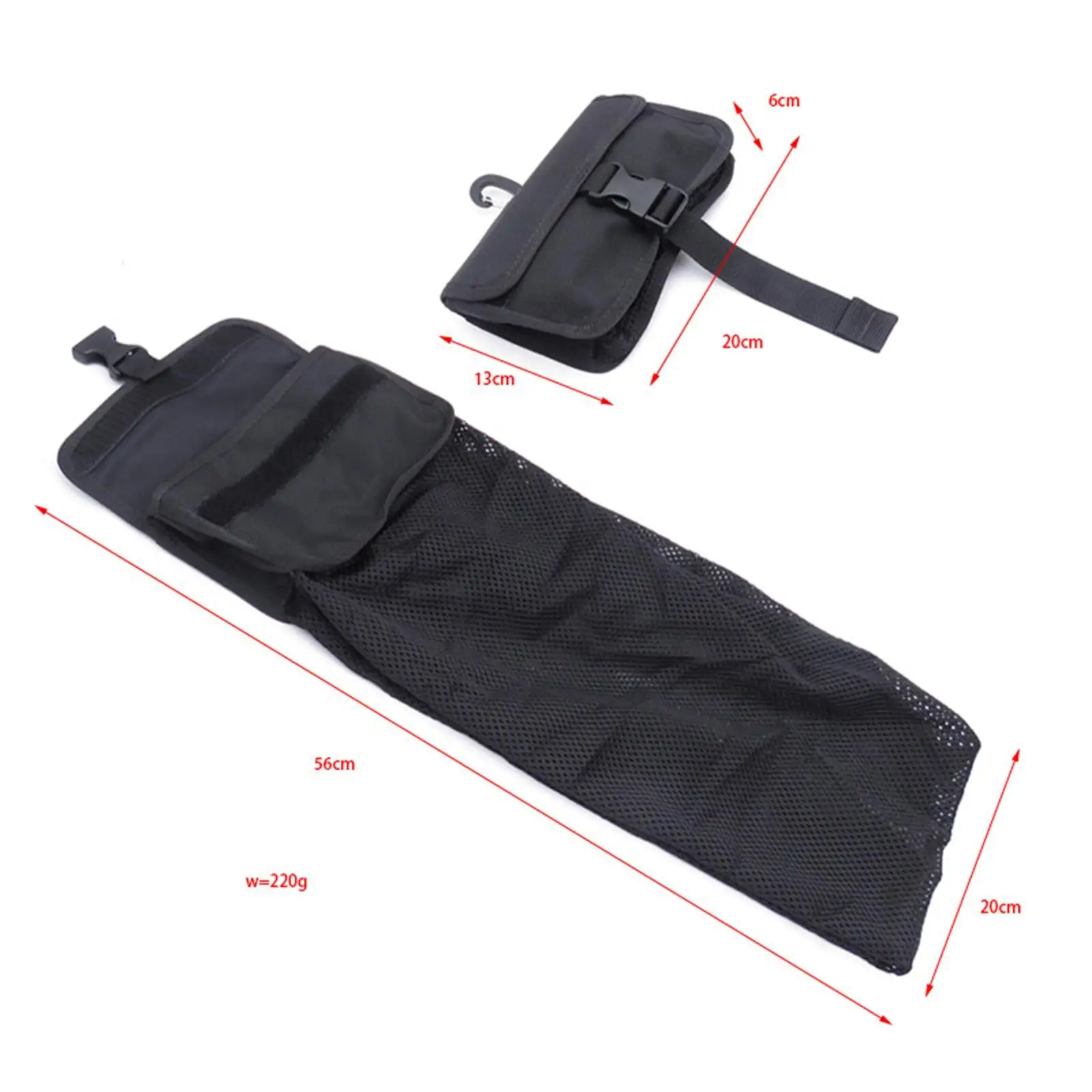 

Portable Gear Bag Storage Holder Pocket Scuba Diving Mesh Pouch for Flippers