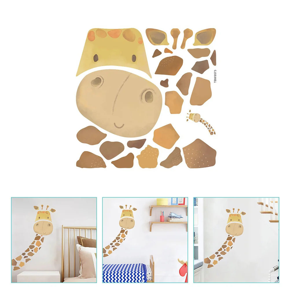 Купи Wall Sticker Giraffe Decal Animal Stickers Decals Nursery Decor Removable Wallpaper Room Kids Decoration Mural Window Decorative за 456 рублей в магазине AliExpress