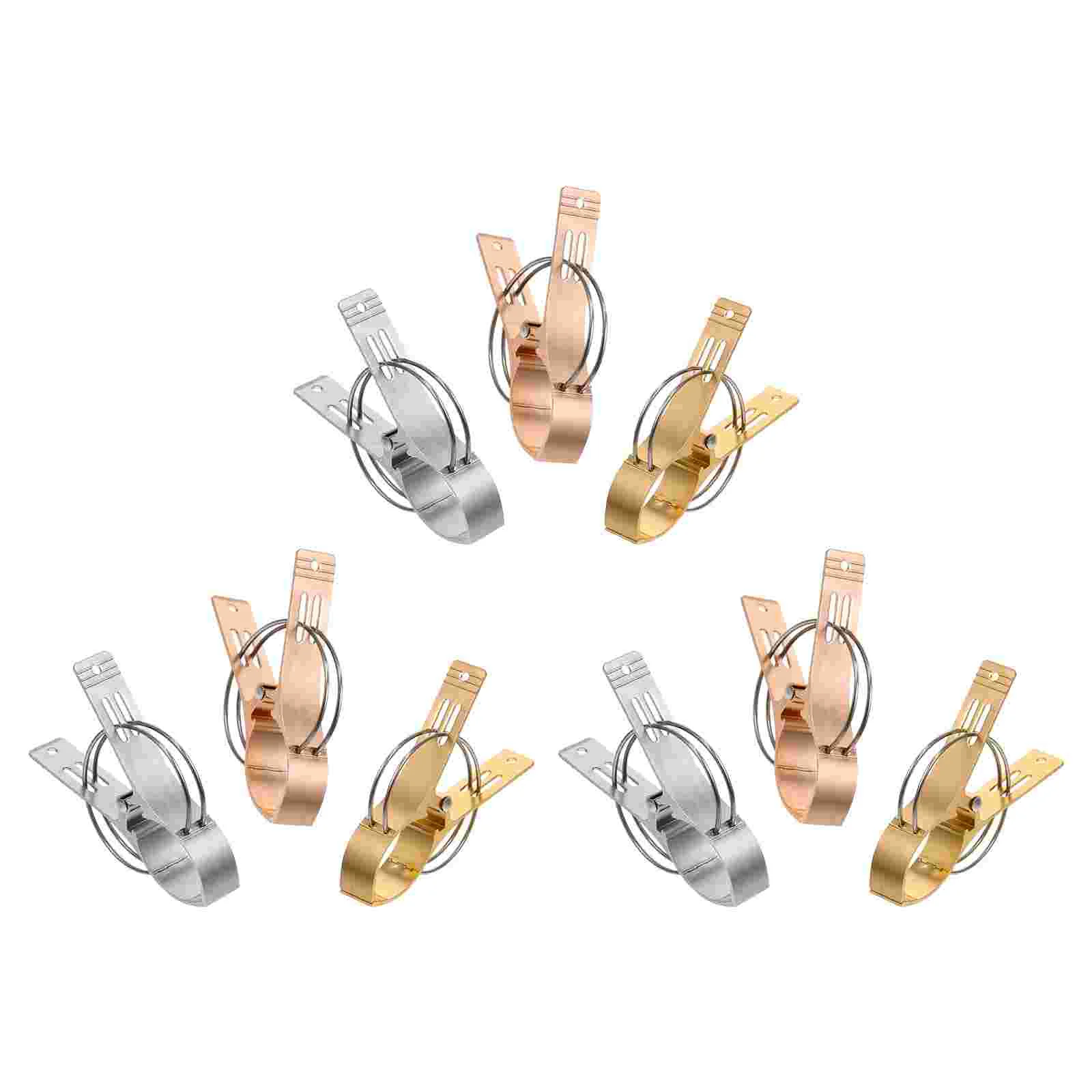 

9pcs Practical Portable Anti-skid Durable Clothes Clips Beach Towel Clips for Home