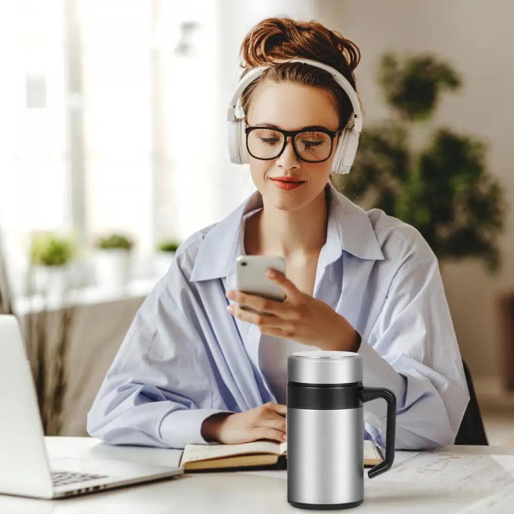

304 Stainless Steel Coffee Cup Household Thermoses High Beauty Fashionable Cup Fresh And Simple Office Cup