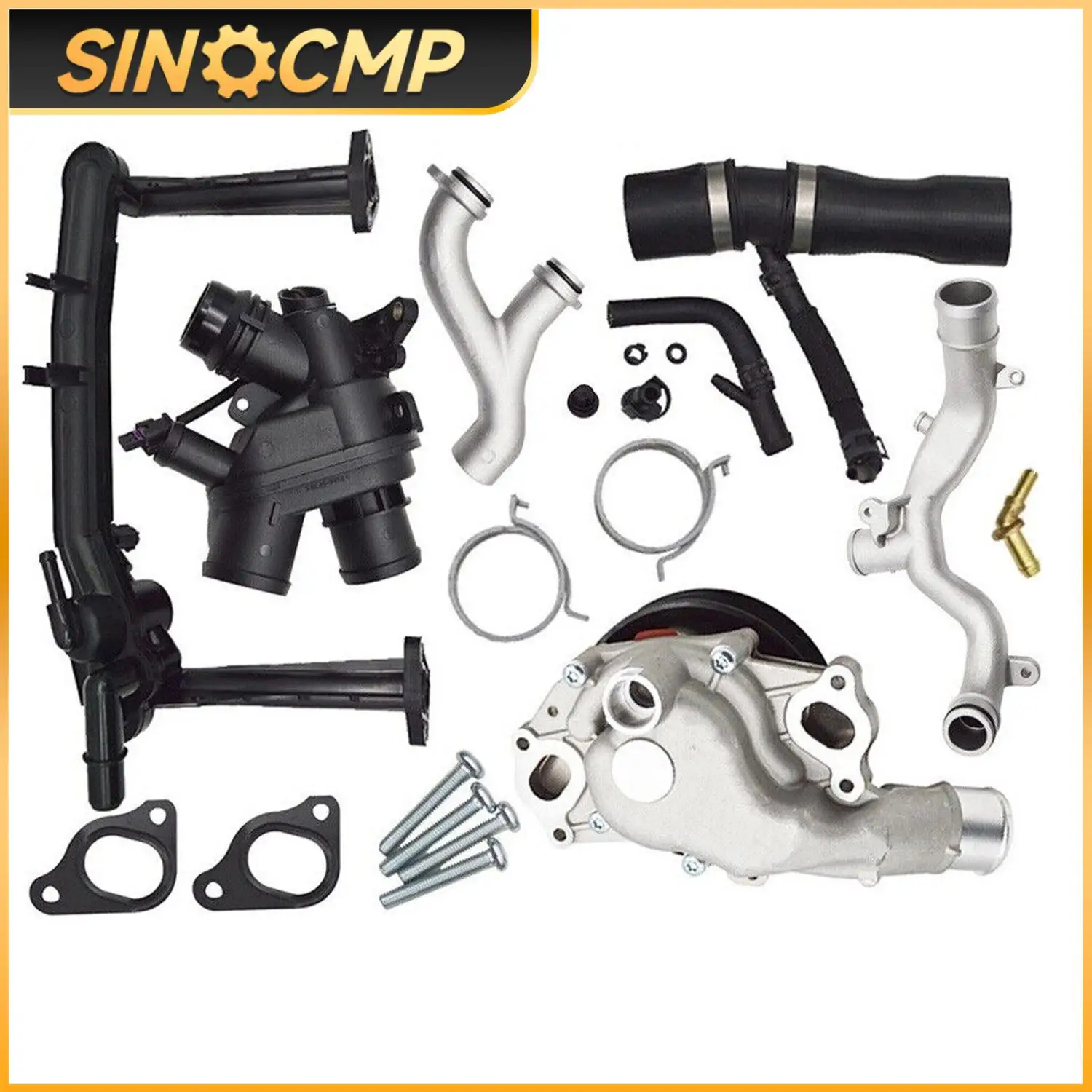 1 комплект для замены системы охлаждения LR092992 LR090630 AJ813917 C2Z28536 Jaguar Land Rover 5 0 V8