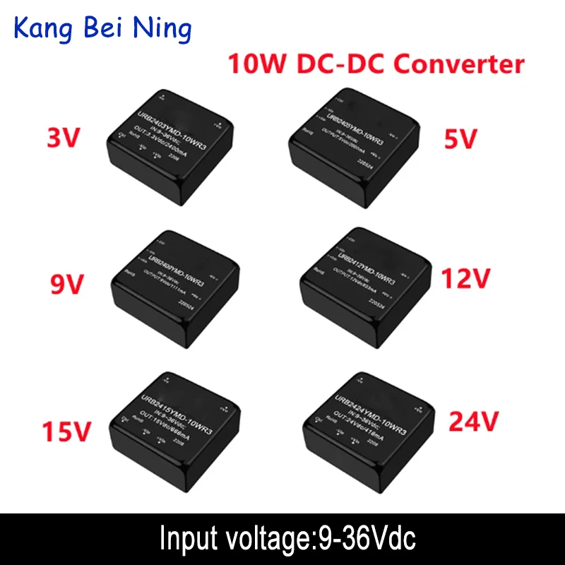 Стандартный преобразователь постоянного тока 10 Вт 24 В в 3 5 9 12 15 стандартный