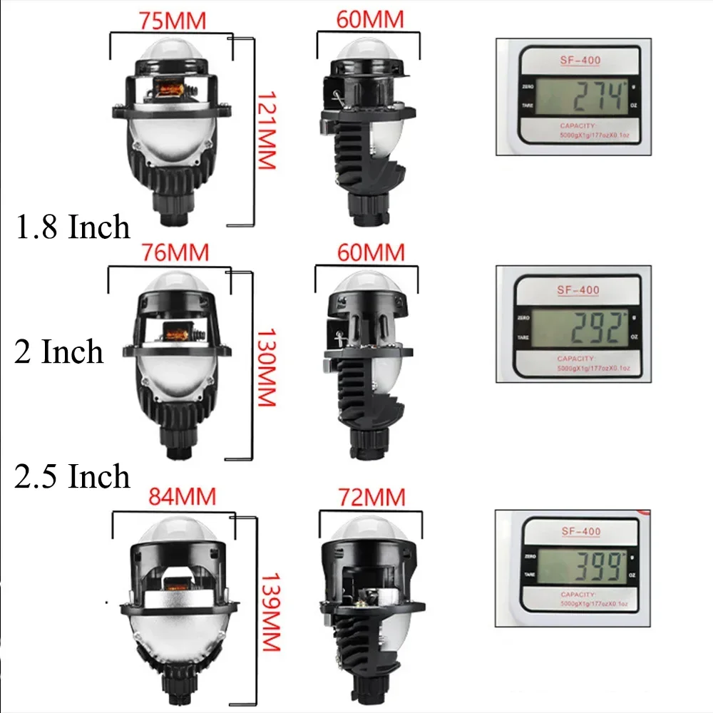 Объектив проектора дальнего и ближнего света с размерами от 1 8 до 2 5 дюймов ЧИПАМИ