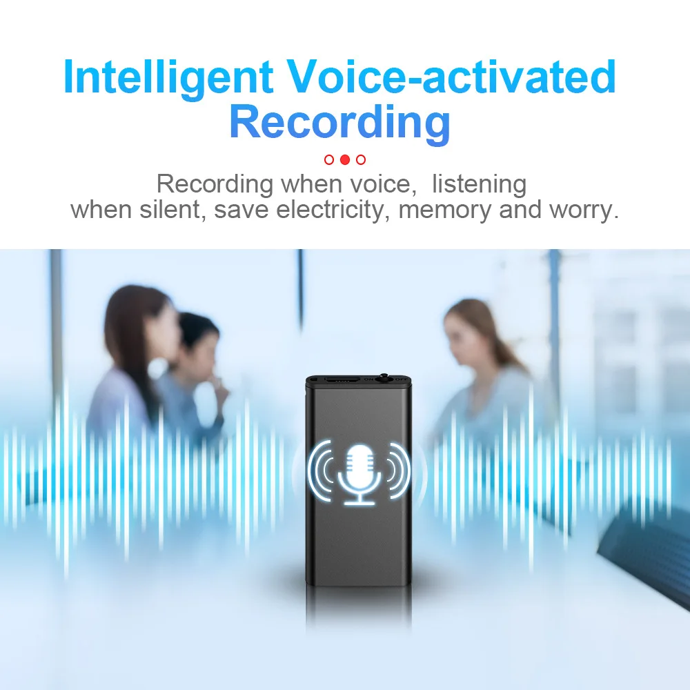 

SRUTON Q1 Voice Recorder Mini Activated Recording Dictaphone Micro Audio Sound Digital Flash Drive Secret Record Mp3 Player