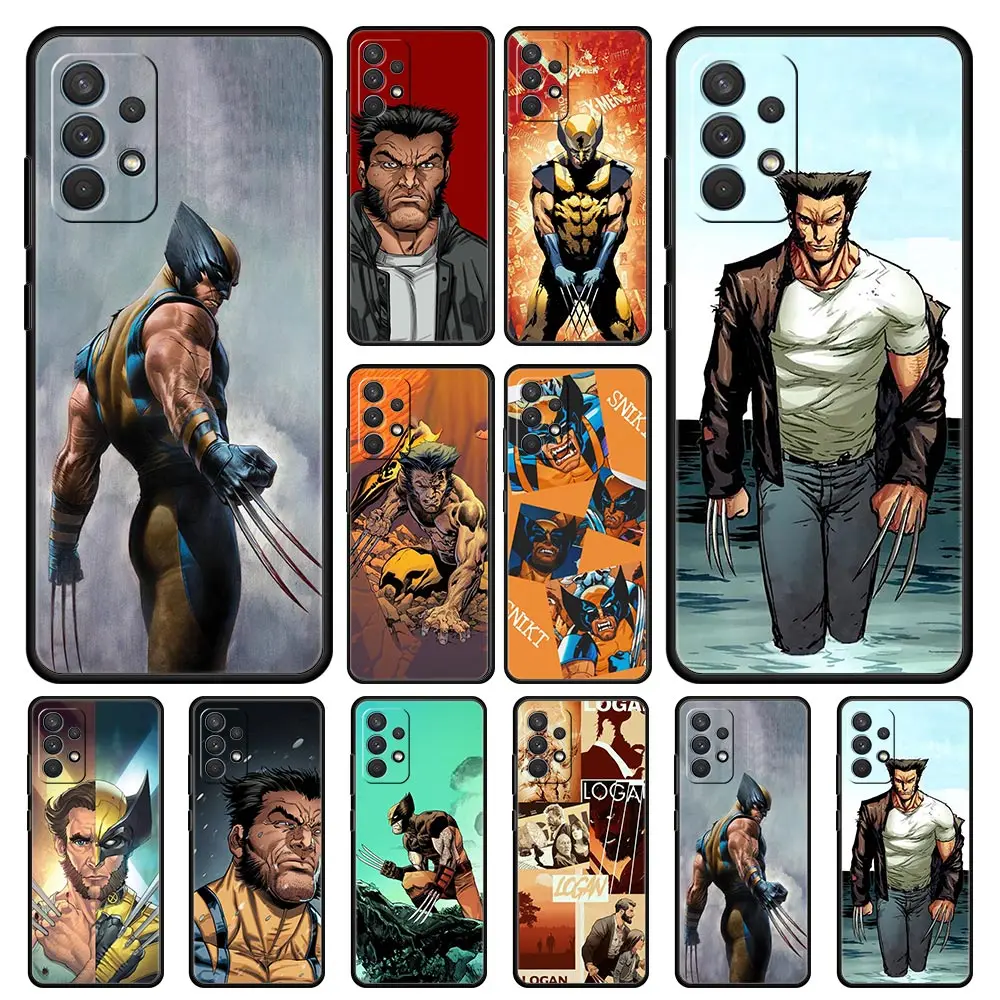 

Cover Case for Samsung Galaxy A12 A51 A32 A42 A21s A71 A52 A72 A53 A73 A10 A20 A30 A50 A70 A90 Style Shell Hero Wolverine