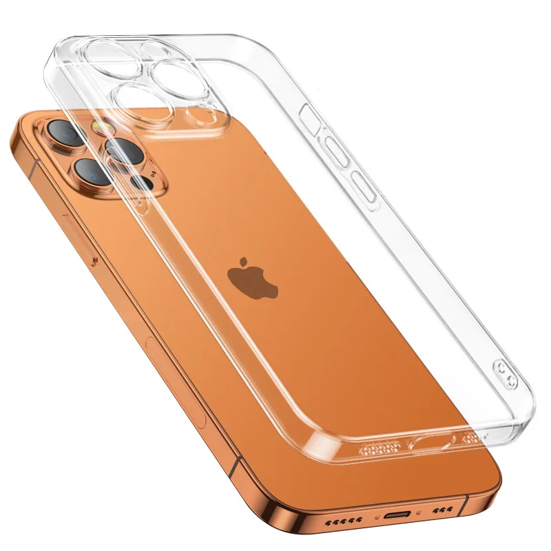 

Ultra Thin Clear Phone Case On For iPhone 13 12 Mini 11 Pro XS Max X XR SE 2020 Silicone Soft Case For iPhone 7 8 6S 6 Plus 5 5S