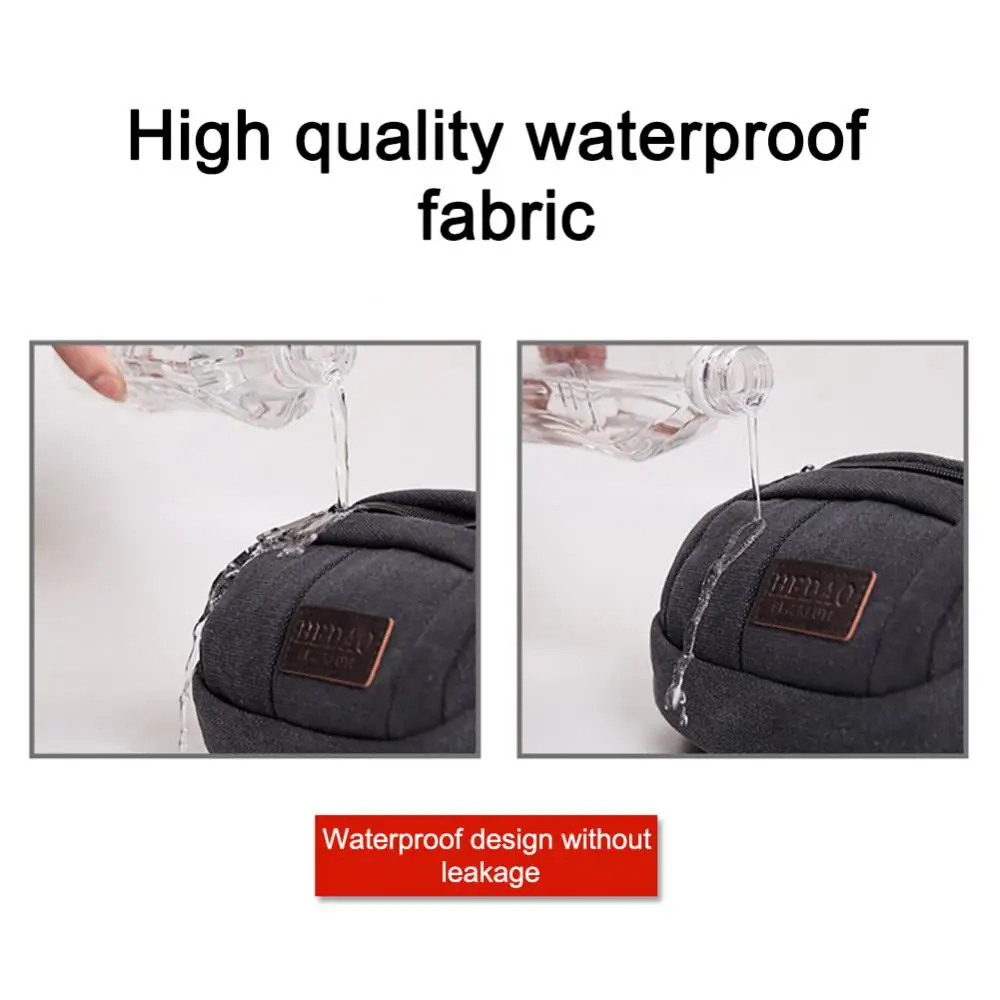 Neutral Leisure Packet Canvas Waist Bag Waterproof Canvas Bag Tear Resistant Riding Equipment Breathable Running Pack Practical