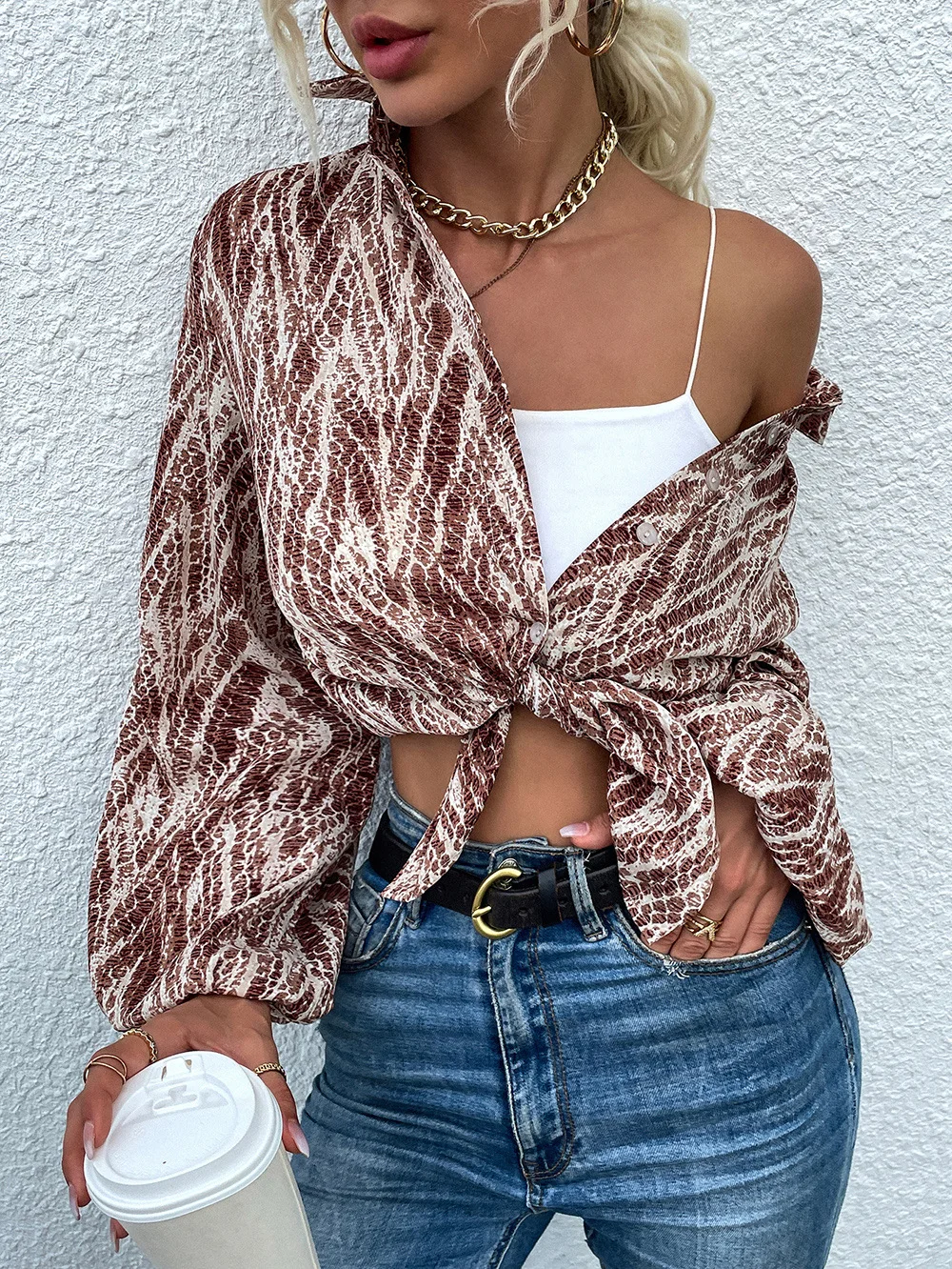 

New women's shirts New spring and autumn lace long-sleeve shirts for women