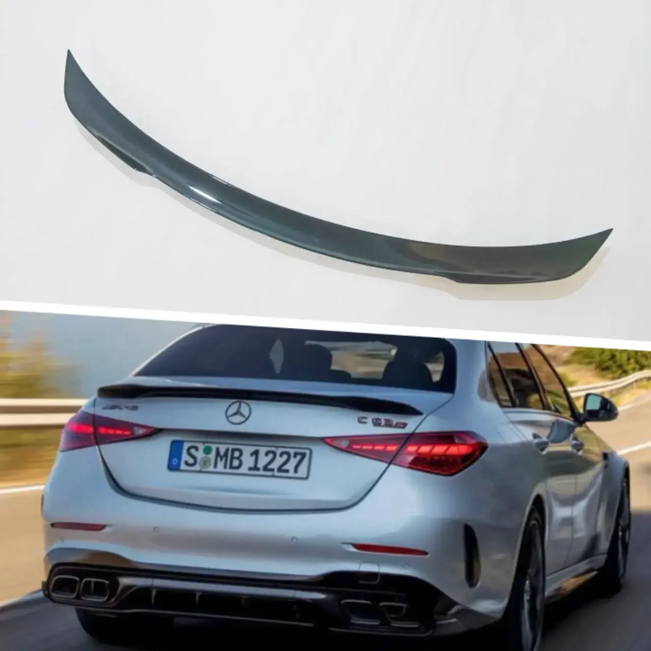 Подходит для 2022-2024 C-класса W206 C63S клейкая лента с ABS материалом