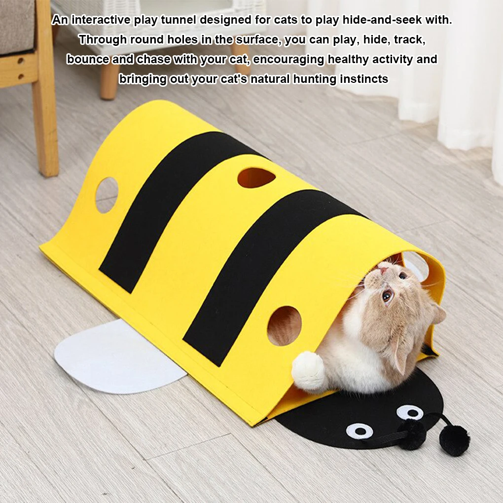 

Pets Anti-scratched Tunnel Toy Moisture-proof Detachable Interactive Entertainment Playing Toys for Household Dormitory