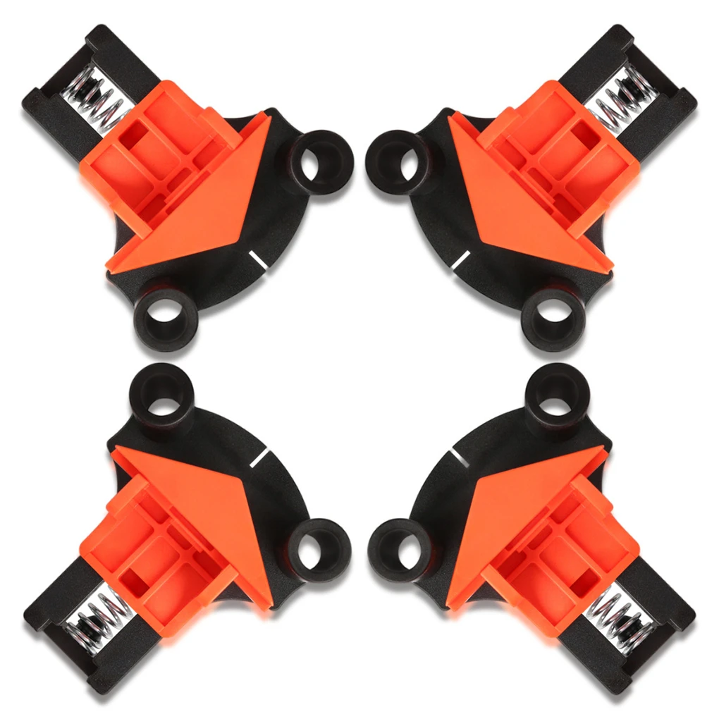 

Набор из 4 угловых зажимов для деревообработки, 90 градусов