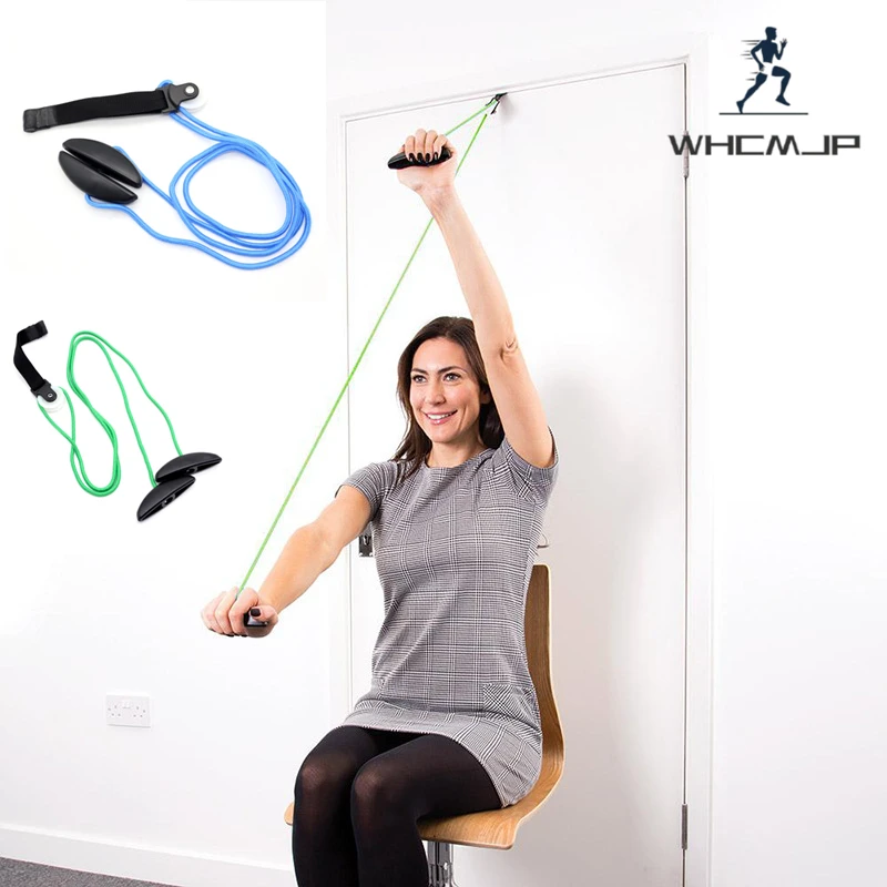 Shoulder Pulley Over the Door Therapy Exercise Pulley Cervical Spine Training Exerciser System for Home Gym Work Out