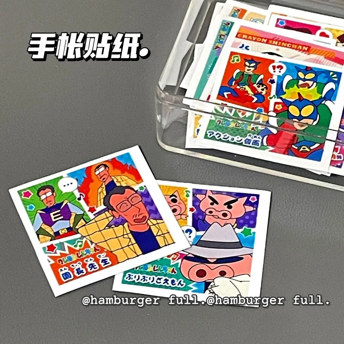 Милые Мультяшные наклейки Crayon Shin-chan для манги кавайная игрушка украшение на