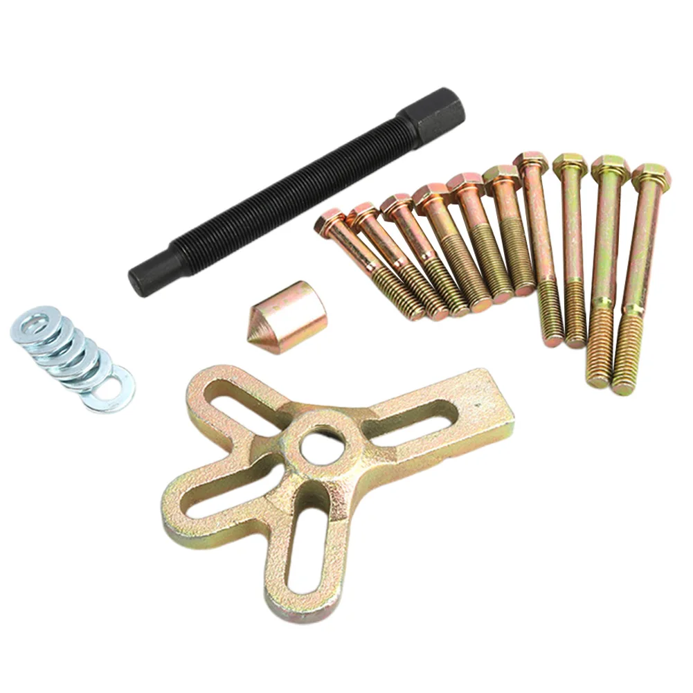 

13 PCs Harmonic Balance Disassembly Car Hand Tool Repair Auto Heavy Duty Damper Gear Steering Crank Shaft Wheel Puller Set