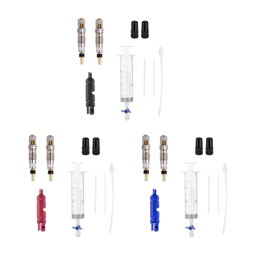 

Bike Tubeless Tire Sealant Injector Schrader Presta Valve Core Remover Tool Cycling Accessories for Mountain Road Bike