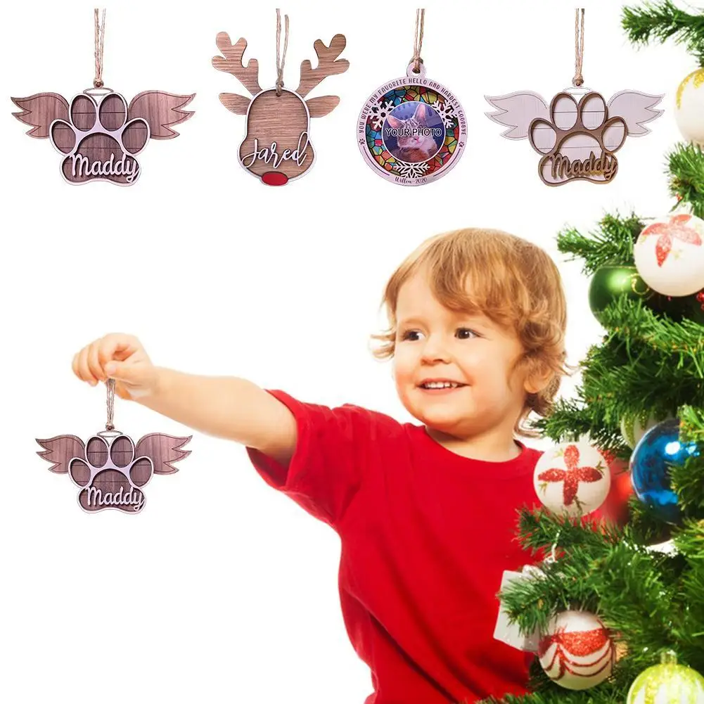 

Personalised Christmas Tree Decor,Custom Name Dog Claw Cat Claw ,Bauble For Your Pet Dog Or Cat, Gifts For Pet Lover,Ornament