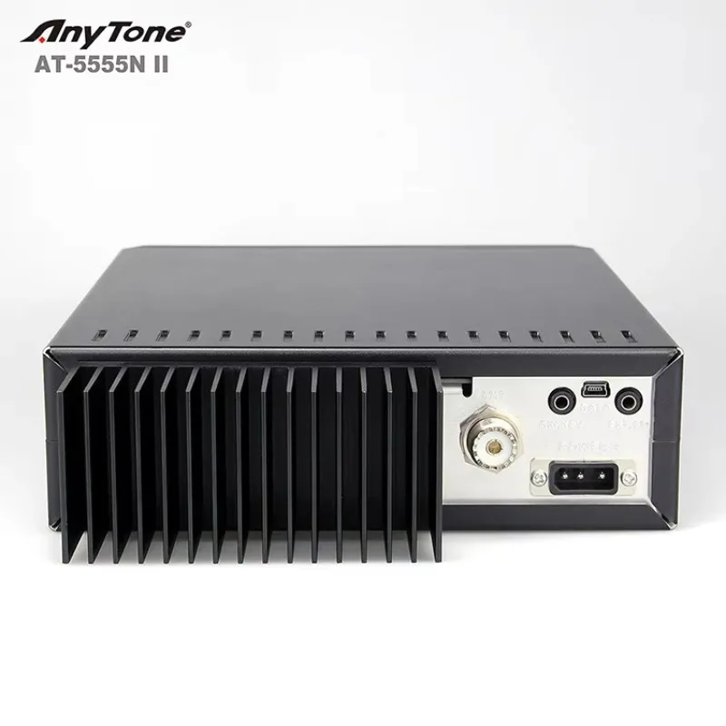 Фото Новый CB-трансивер AnyTone AT5555N II 2026 года, высокомощный (60 Вт), 10-метровый, с большим ЖК-дисплеем, для дальней связи, мобильная радиостанция №1