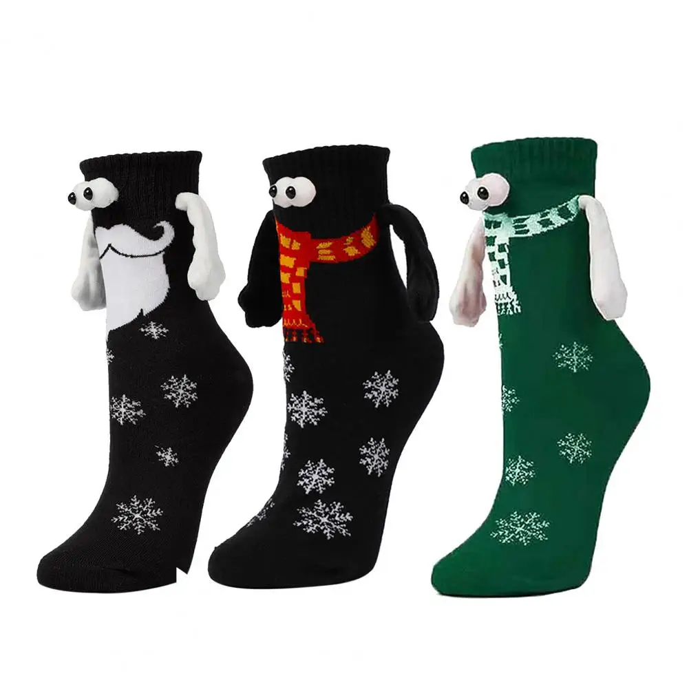 Рождественские носки магнитные присоски