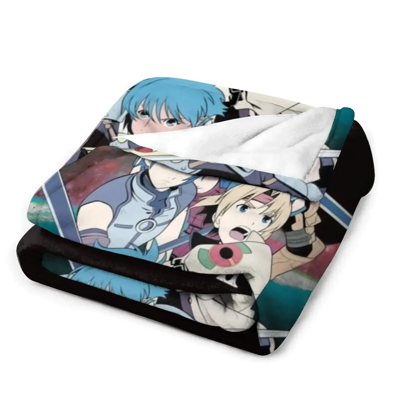 Star Ocean JRPG Game Throw Blanket Flannel Fabric Bed Fashionable Blankets