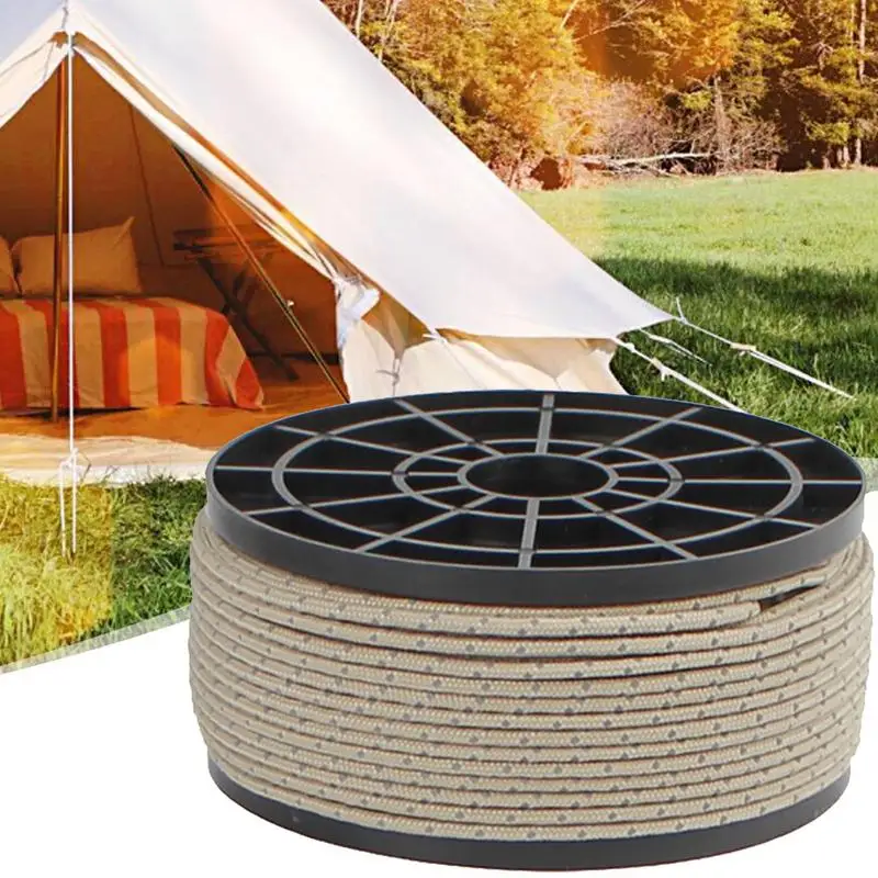 Кемпинговый шнур 164 фута 2 5 мм универсальный светоотражающая веревка для