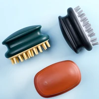shampoo massage brush hair scalp cleaning massage brush soft hair silicone comb shampoo soft comfortable head massage comb