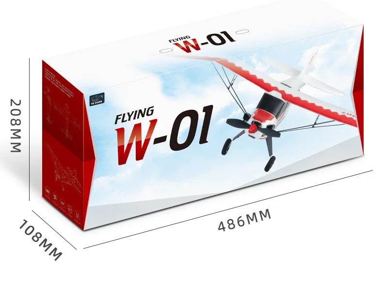 W01 three-channel novice entry-level 2.4G six-axis gyro glider self-stabilizing like a real machine fixed-wing RC helicopter enlarge