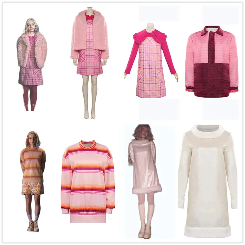 Детский карнавальный костюм Среда Аддамс Энид Синклер платье пальто на Хэллоуин