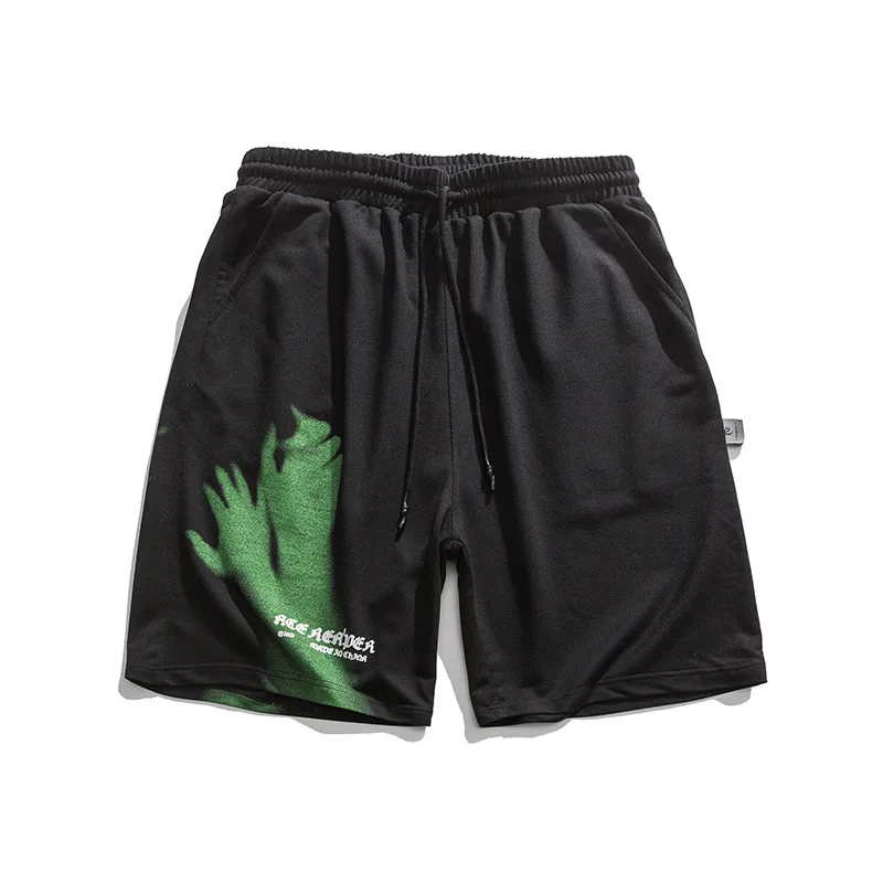 

Шорты мужские с эластичным поясом, повседневные свободные джоггеры с принтом, смешная одежда, лето