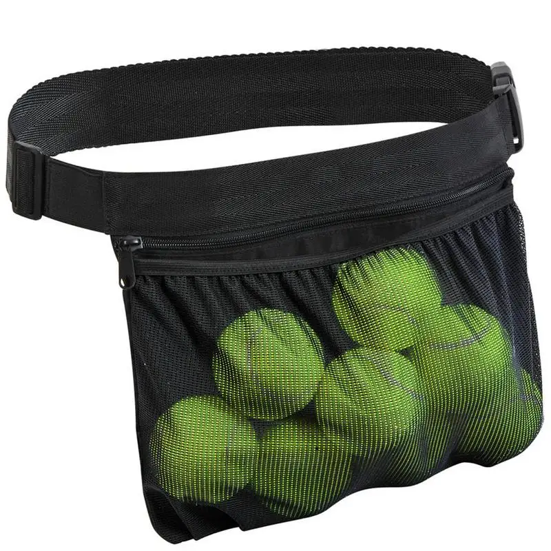 

Waist Tennis Ball Pouch Easily Holds 6-8 Tennis Pouch For Holding Tennis Balls Tennis Strap For Storage Tennis And Pickle Ball