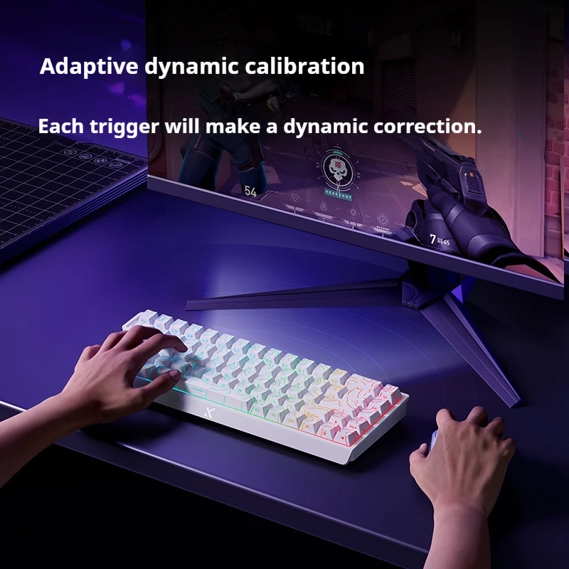 MCHOSE Ace68 Pro Магнитная клавиатура 8 кГц Механический игровой ноутбук Настольный ПК