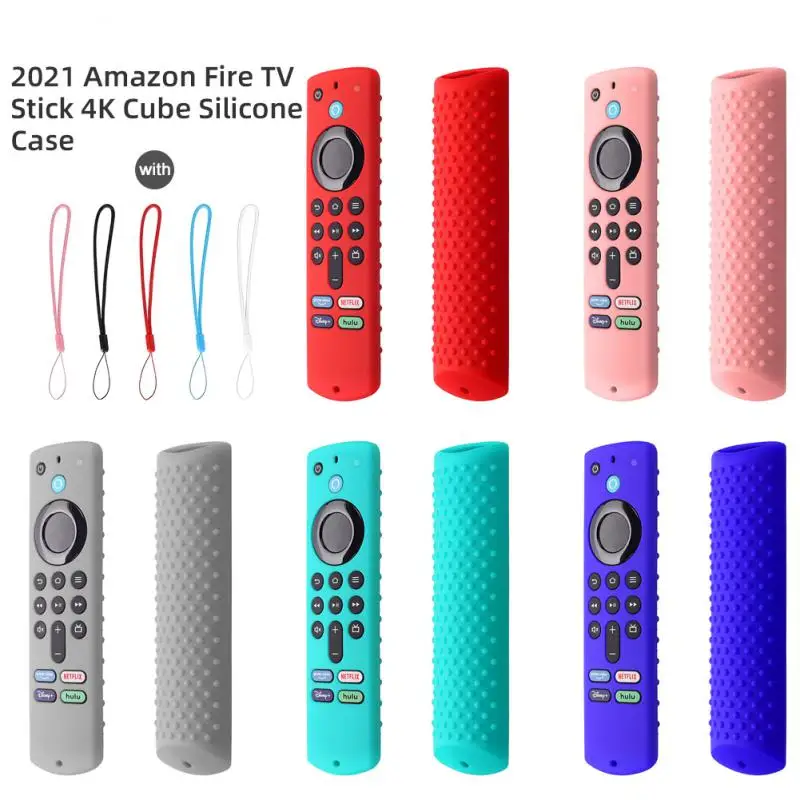 

Новинка 2022, мягкий силиконовый чехол для Amazon Fire TV Stick 3-го поколения, силиконовый защитный чехол с дистанционным управлением, противоударный ...