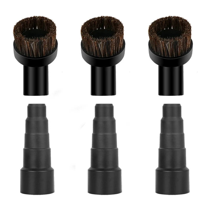 

6 Pcs Universal Vacuum Cleaner Dusting Dust Brush Hose Adapter Converter Vac Hose Accessories Kits Connector