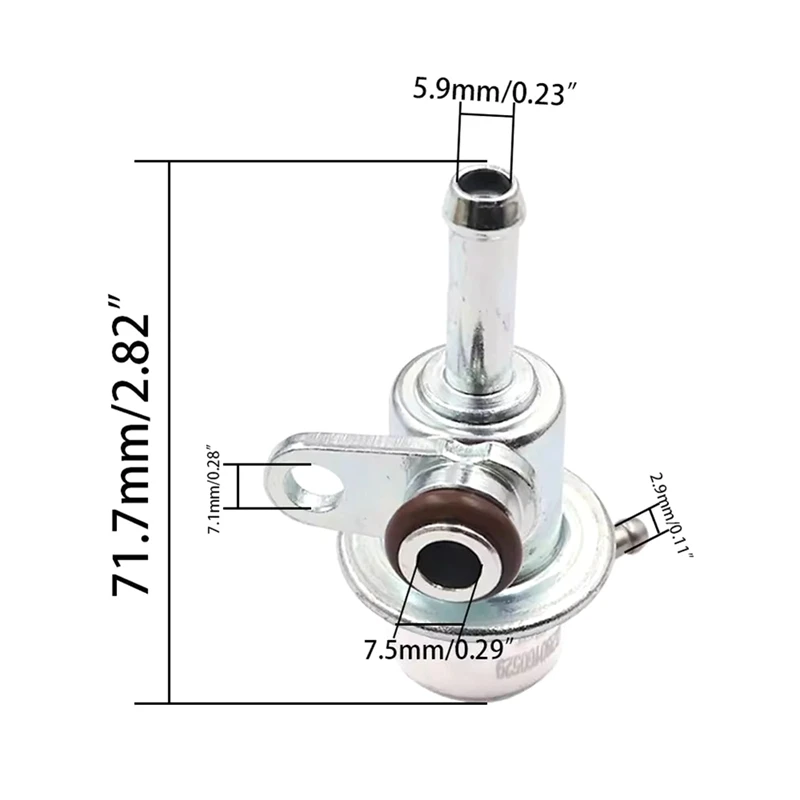 Fuel Pressure Regulator 0280160529 For Toyota LEXCEN 1991-1995 HOLDEN COMMODORE VP 3.8L SERIES 5.0L 1995-2000