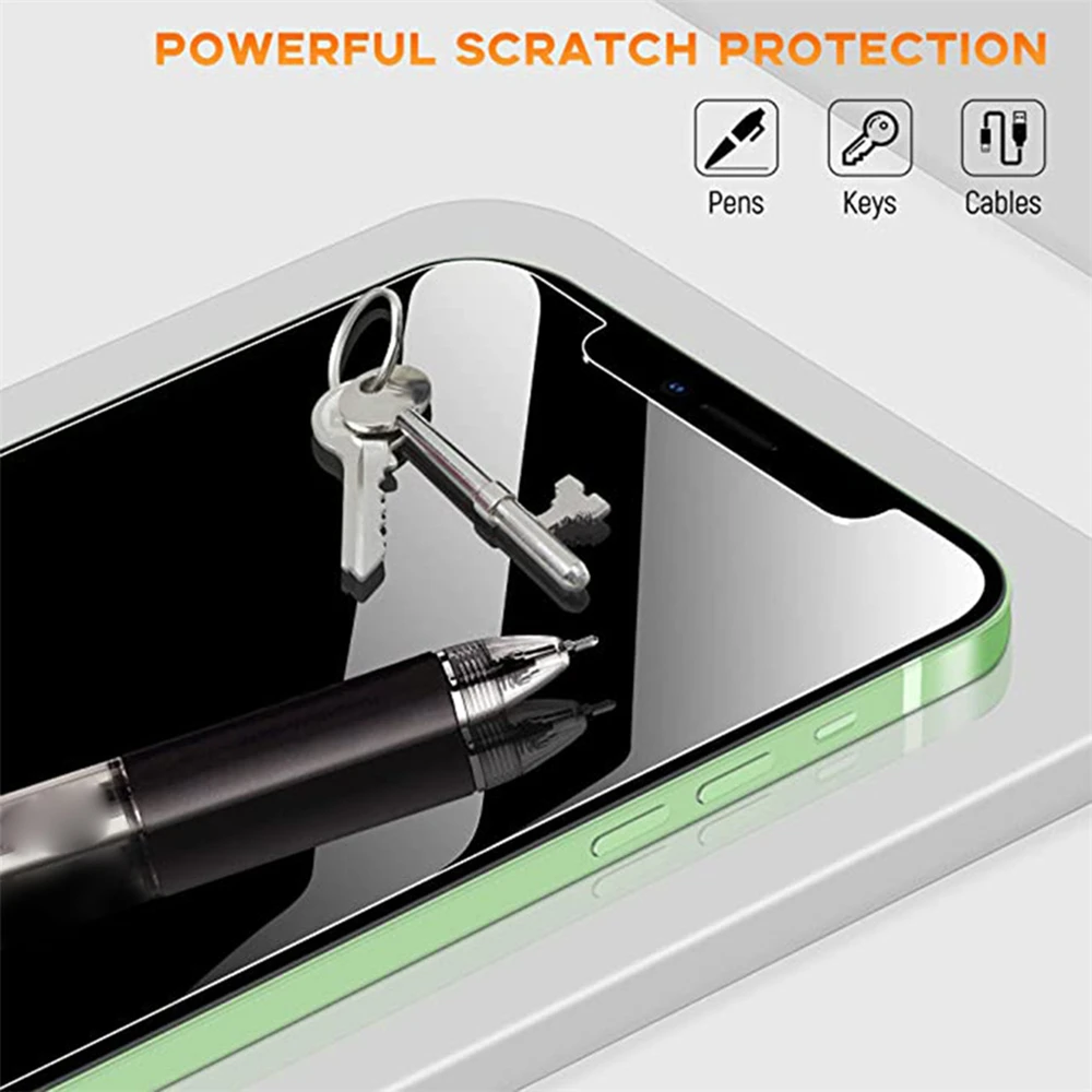 4Pcs Tempered Glass For iPhone 11 12 13 Pro Max 12 13 Mini Screen Protector For iPhone 14 7 8 6S Plus SE 2022 X XR XS Max Glass