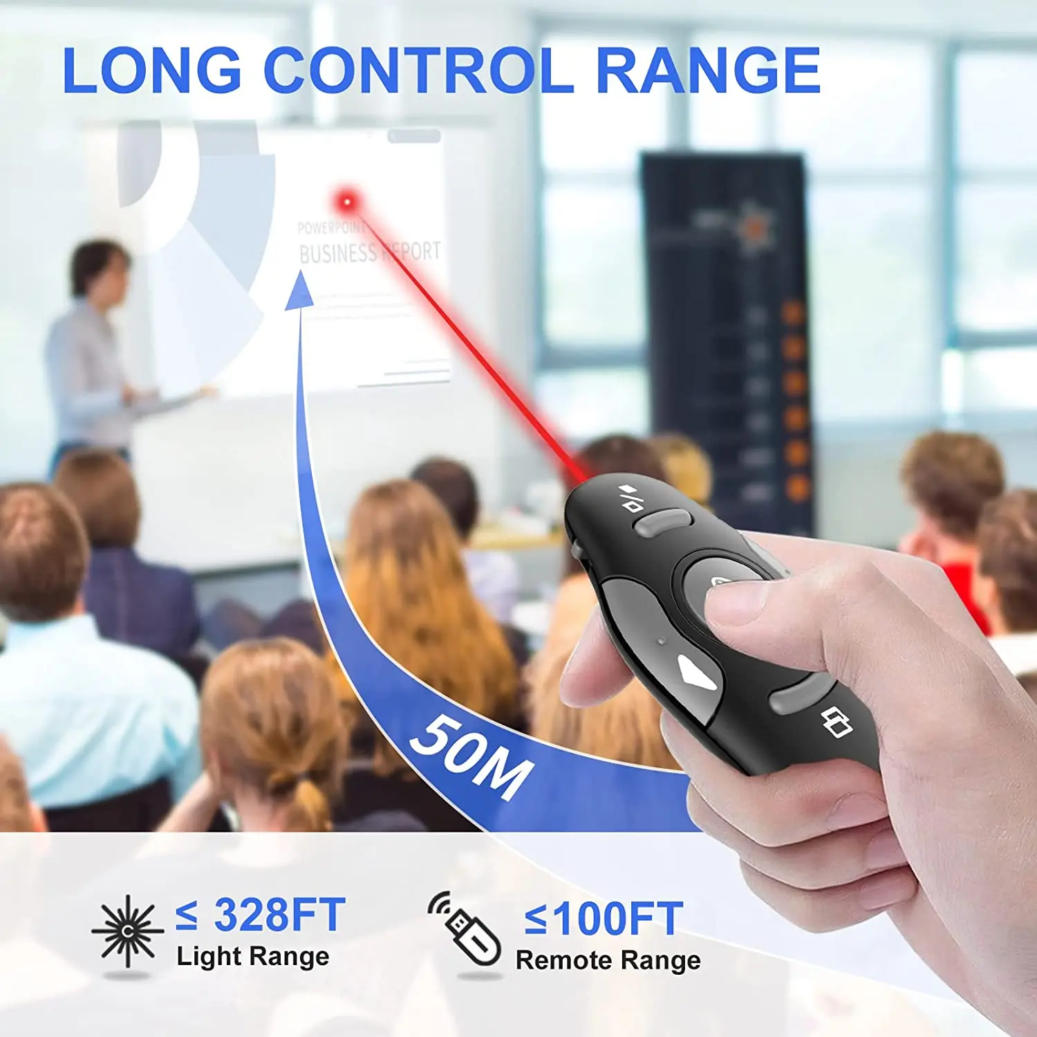 Беспроводная лазерная указка с крассветильник Том 2 4 ГГц | Канцтовары для офиса и