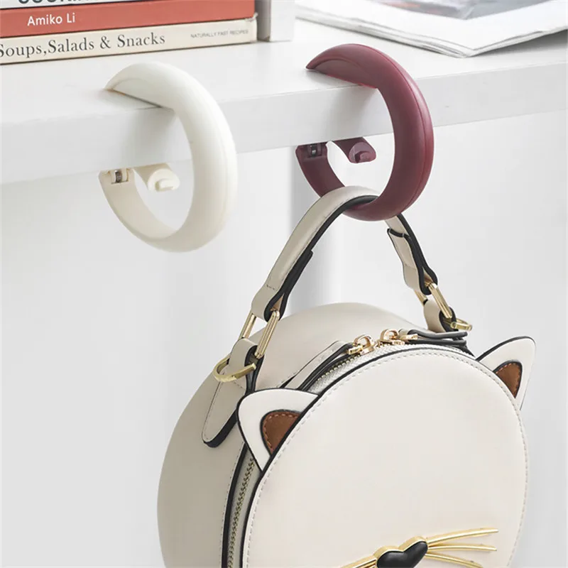 

Портативная креативная подвесная сумка, крючок без отверстий, крючок для кромки стола, крючки для дома, шкафа, спальни, общежития, многофунк...