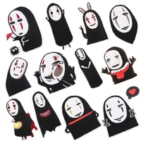 spirited away embroidered patches iron on patches for clothes heat transfer stickers appliques for clothing anime patch