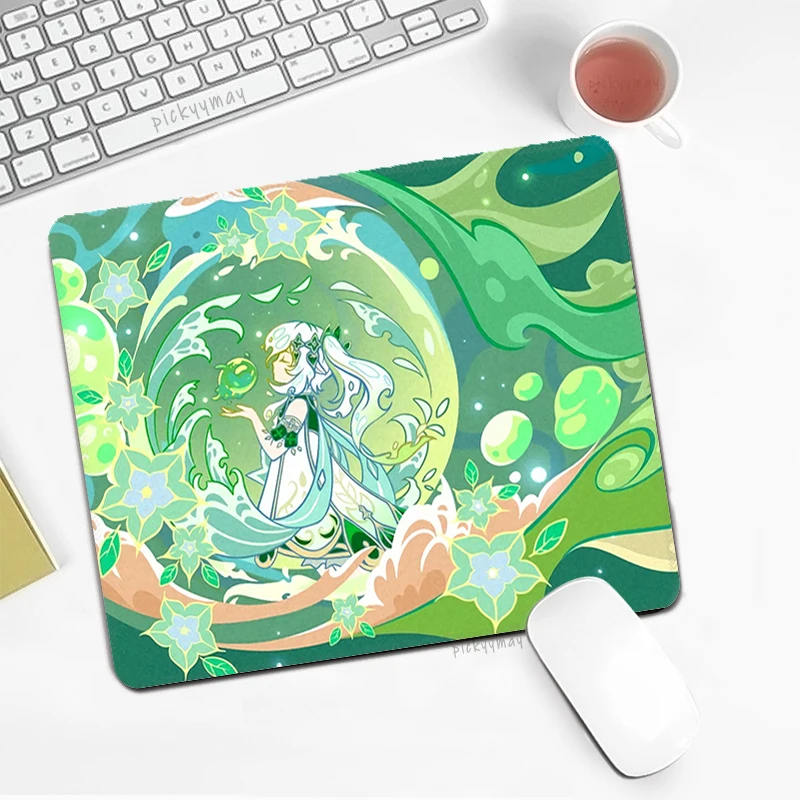 

Genshin Impact Locking Edge Small Mouse Mats Rubber Mouse Pad Cute Mousepads Gamer Mousepad Desk Pads Anime Cute Laptop Mat