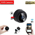 2K HD мини-камера 1080p ночное видение WiFi IP-камера беспроводная микро-камера безопасности видеорегистратор веб-камера для обнаружения ребенка