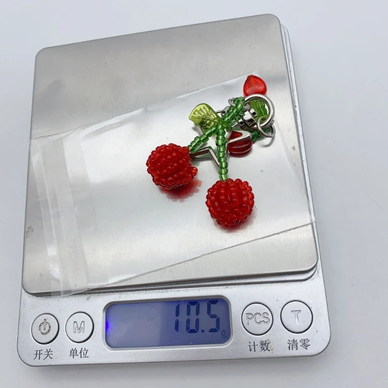 Красочный ремешок для телефона милый брелок с подвеской в ​​виде вишни