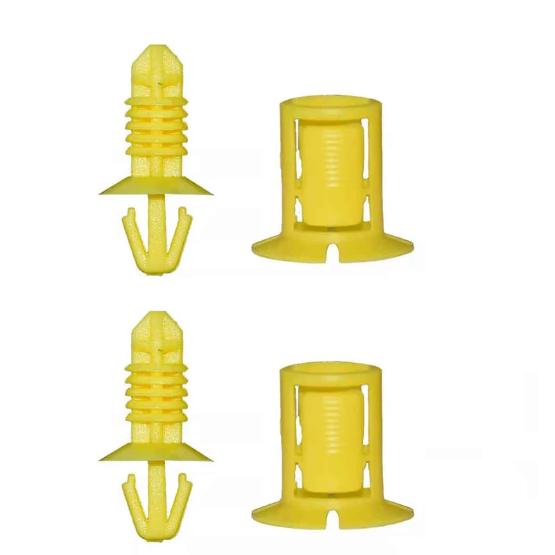 

2X зажимы, застежка, передняя панель, изолятор, блок предохранителей, крышка пластины, штифт 1310861 Для Ford Focus MK2 MK3 05-2018 автомобильные аксессуары