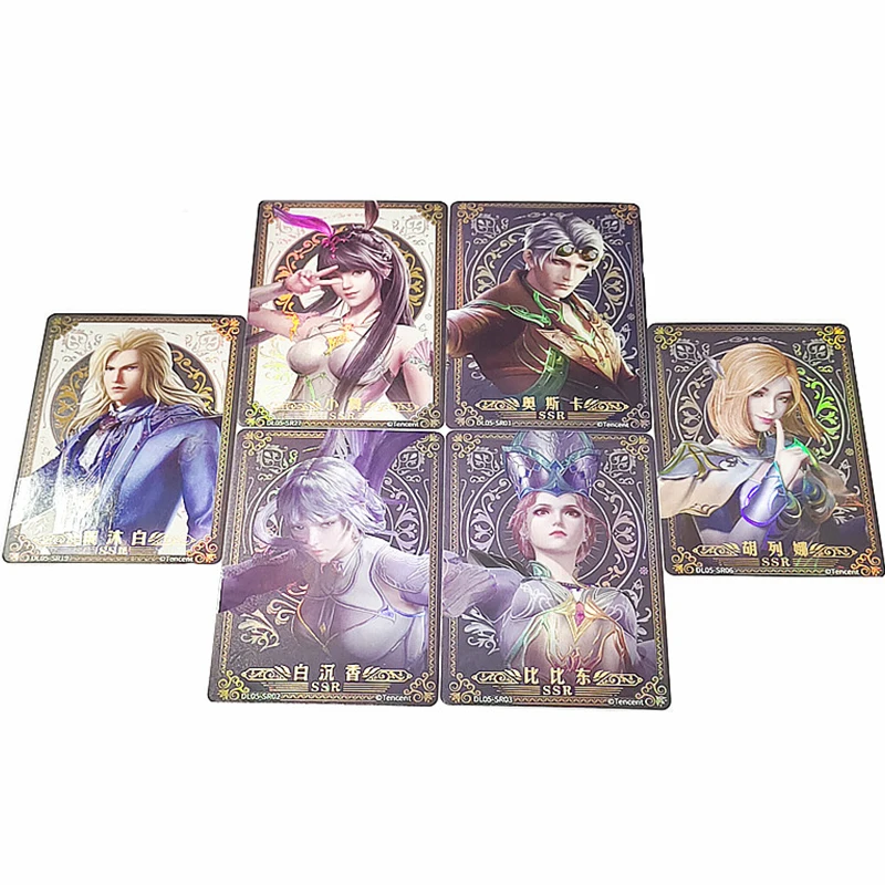 

Anime Genuine Doula Continent Game Collection Card SSR Flash Card Anime Peripheral Children's Puzzle Card Game Gift Toys
