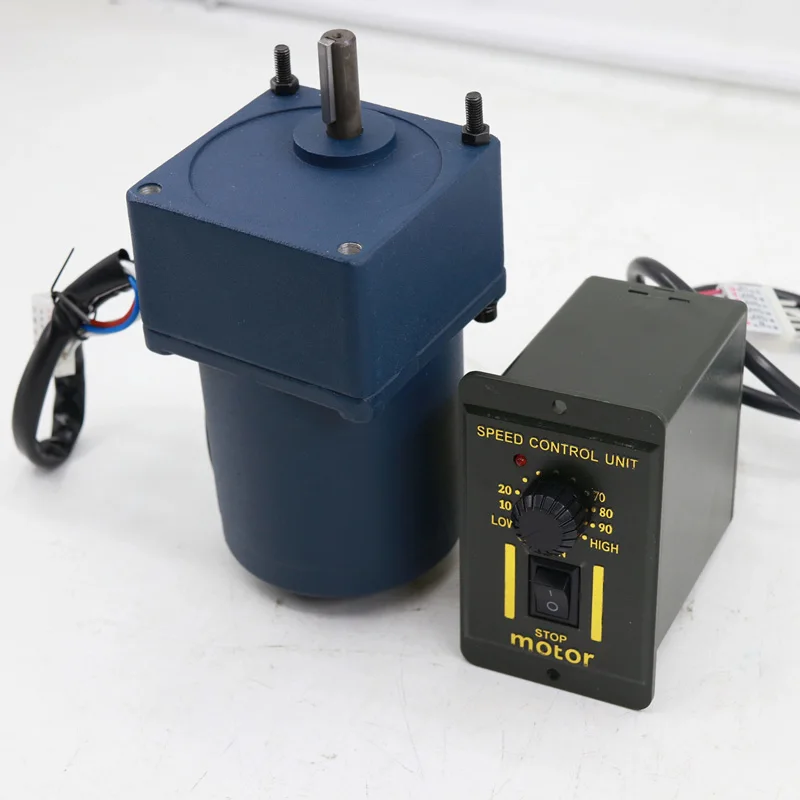 Мотор-редуктор с регулятором скорости 25 Вт 220 В регулируемая скорость CW CCW большой
