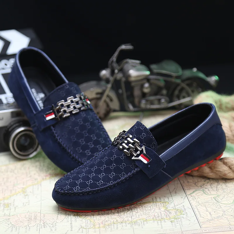 

Casual Gommino Men Flats Shoes Fashion Style Soft Moccasins shoes High Quality Loafers Driving Shoes S10390-S10396 Morliron