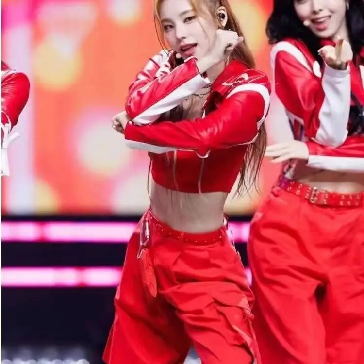 Костюм для выступлений в стиле K-POP девушек костюм пения Корейском джазовых